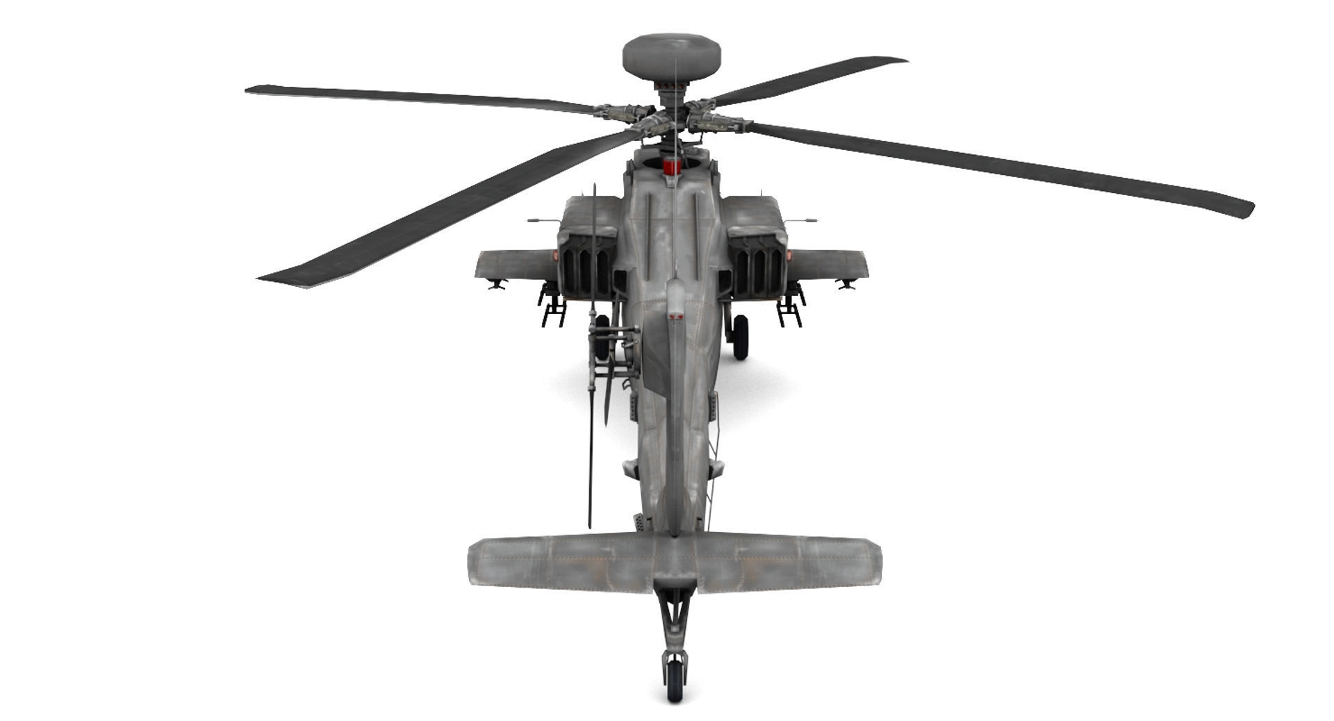 Apache AH-64D Longbow Low-poly 3D model_12