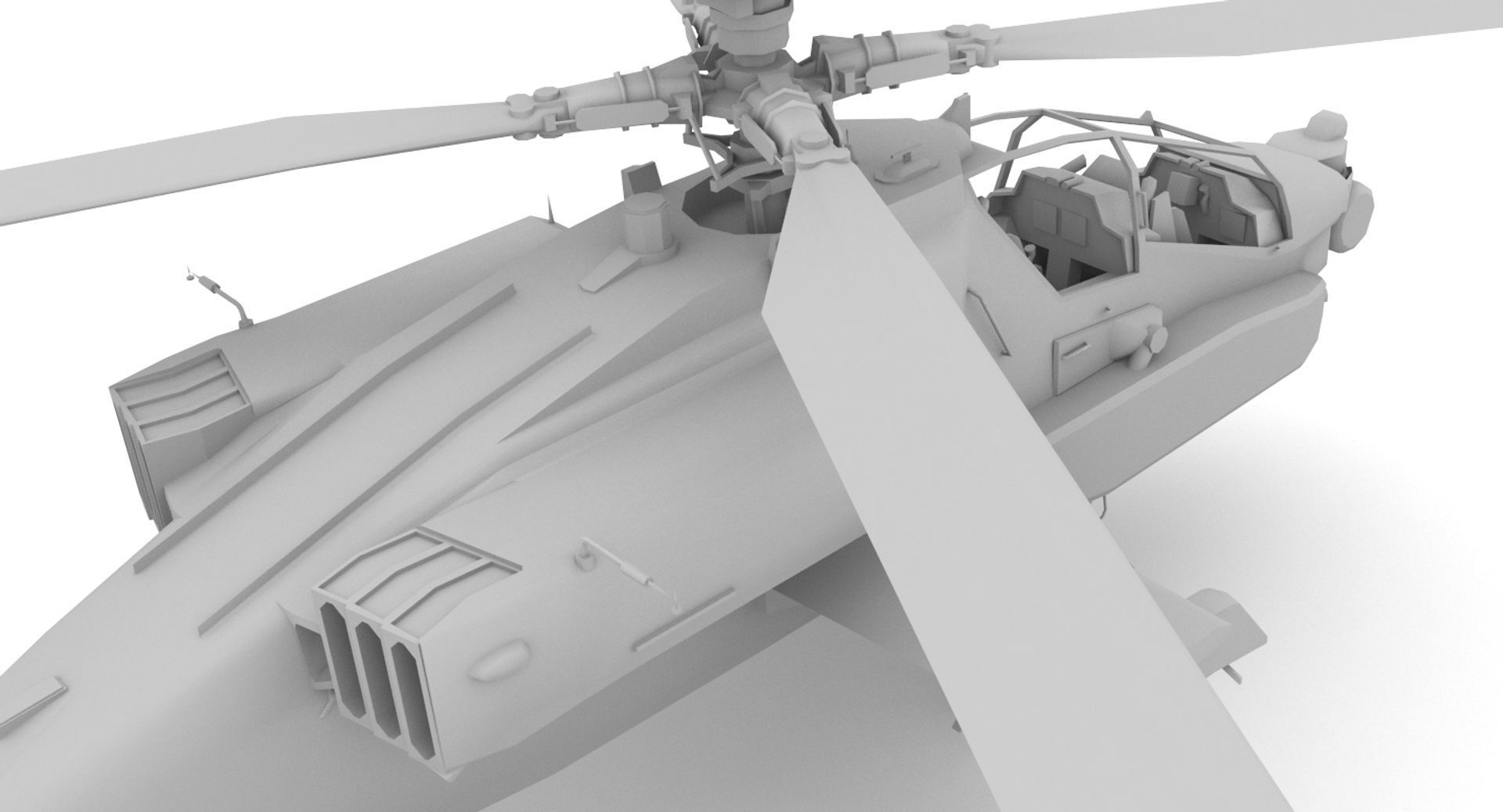 Apache AH-64D Longbow Low-poly 3D model_17