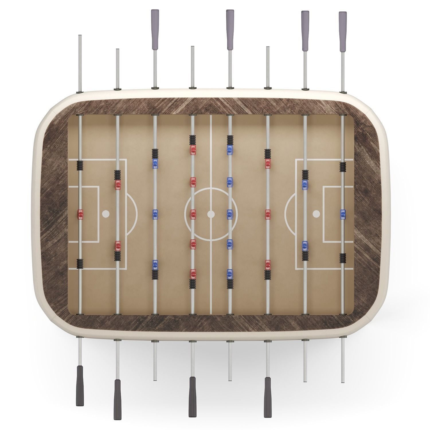 DANDY Pool and Foosball table 3D model_2