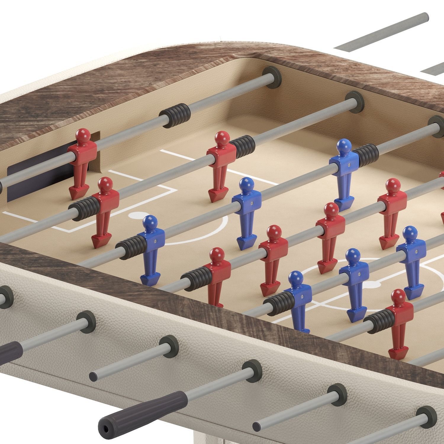 DANDY Pool and Foosball table 3D model_1