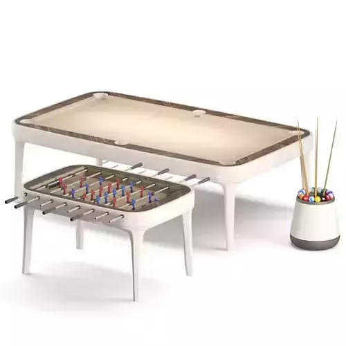 DANDY Pool and Foosball table 3D model