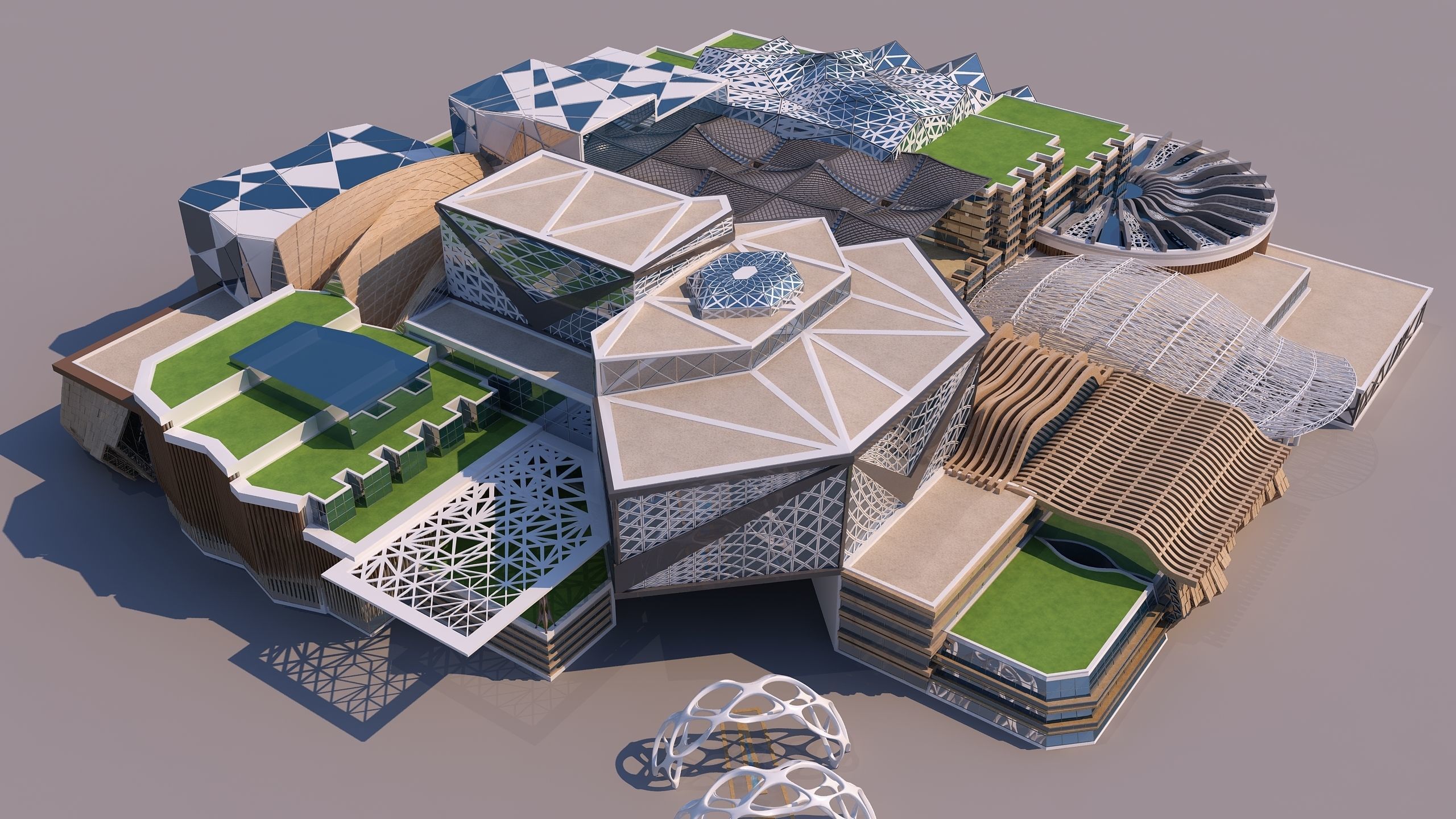 0112 - Modern Building 3D model_2