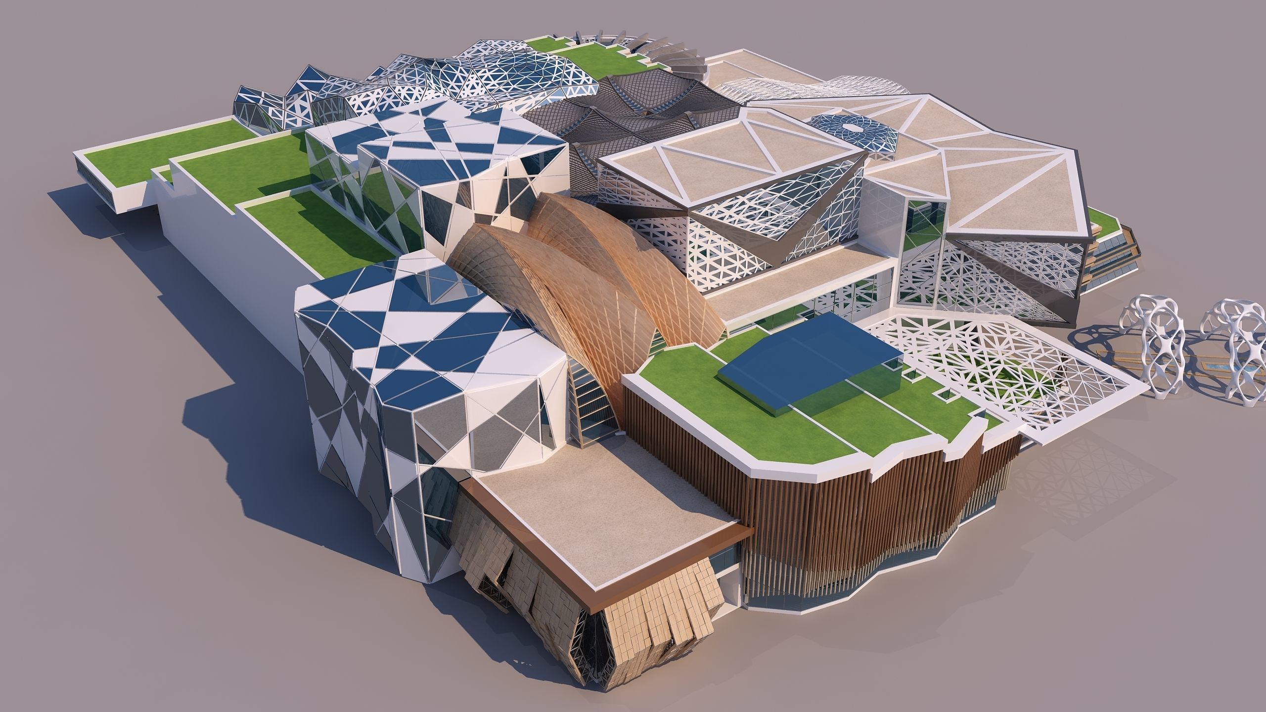 0112 - Modern Building 3D model_1