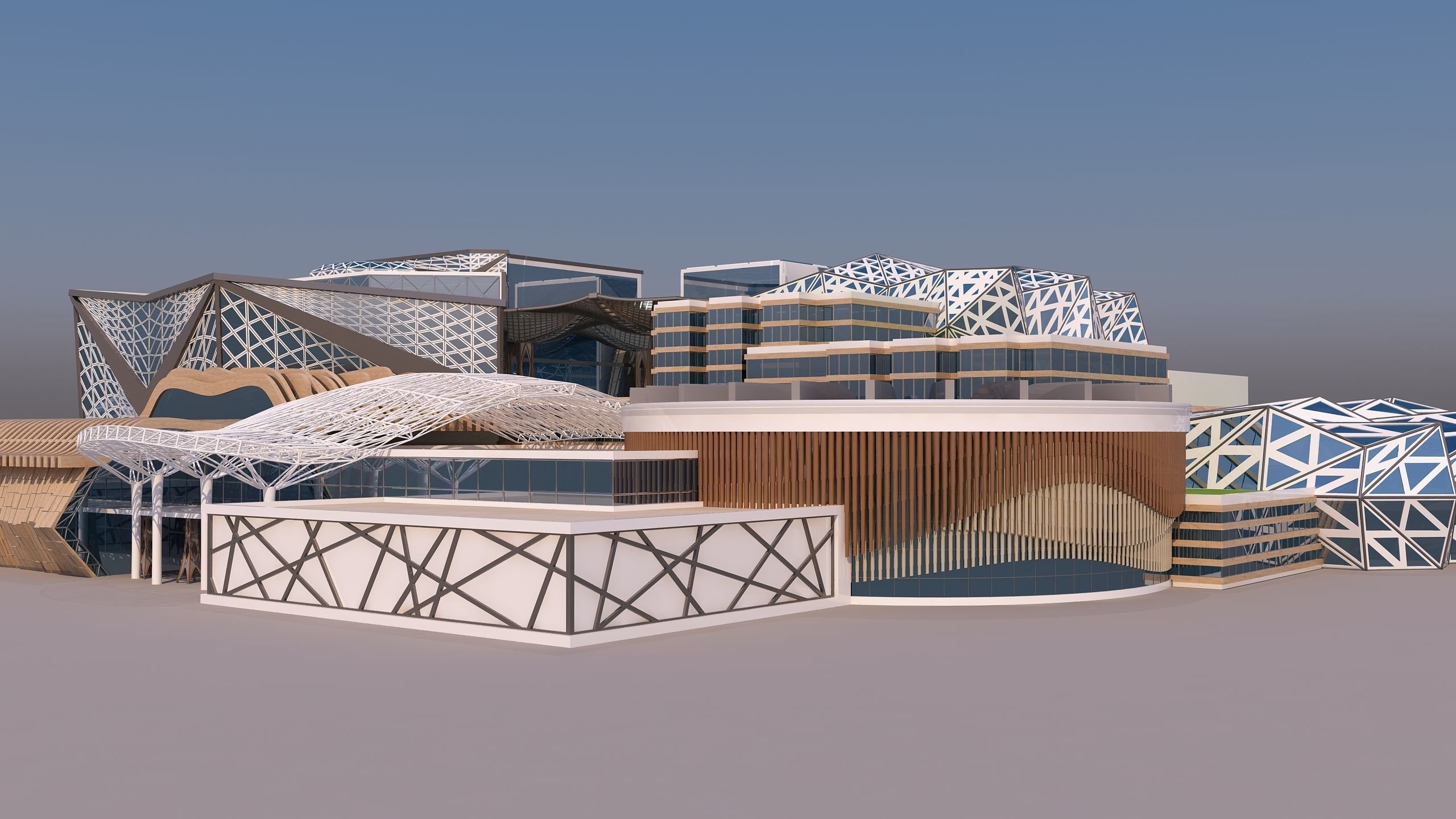 0112 - Modern Building 3D model_3