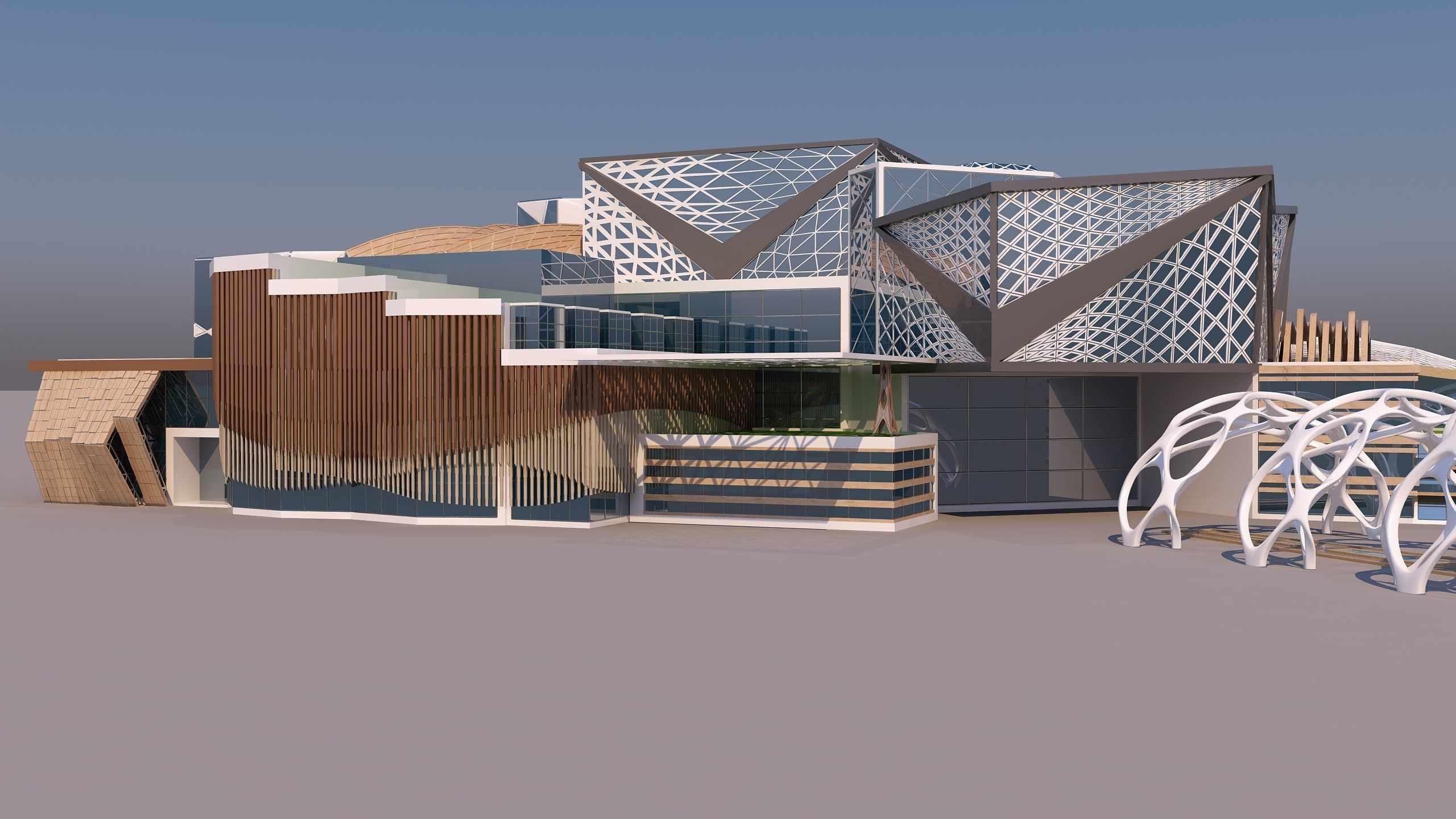 0112 - Modern Building 3D model_5
