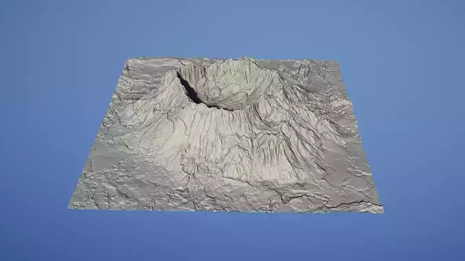 Landscape Environment Volcano 02 3D model