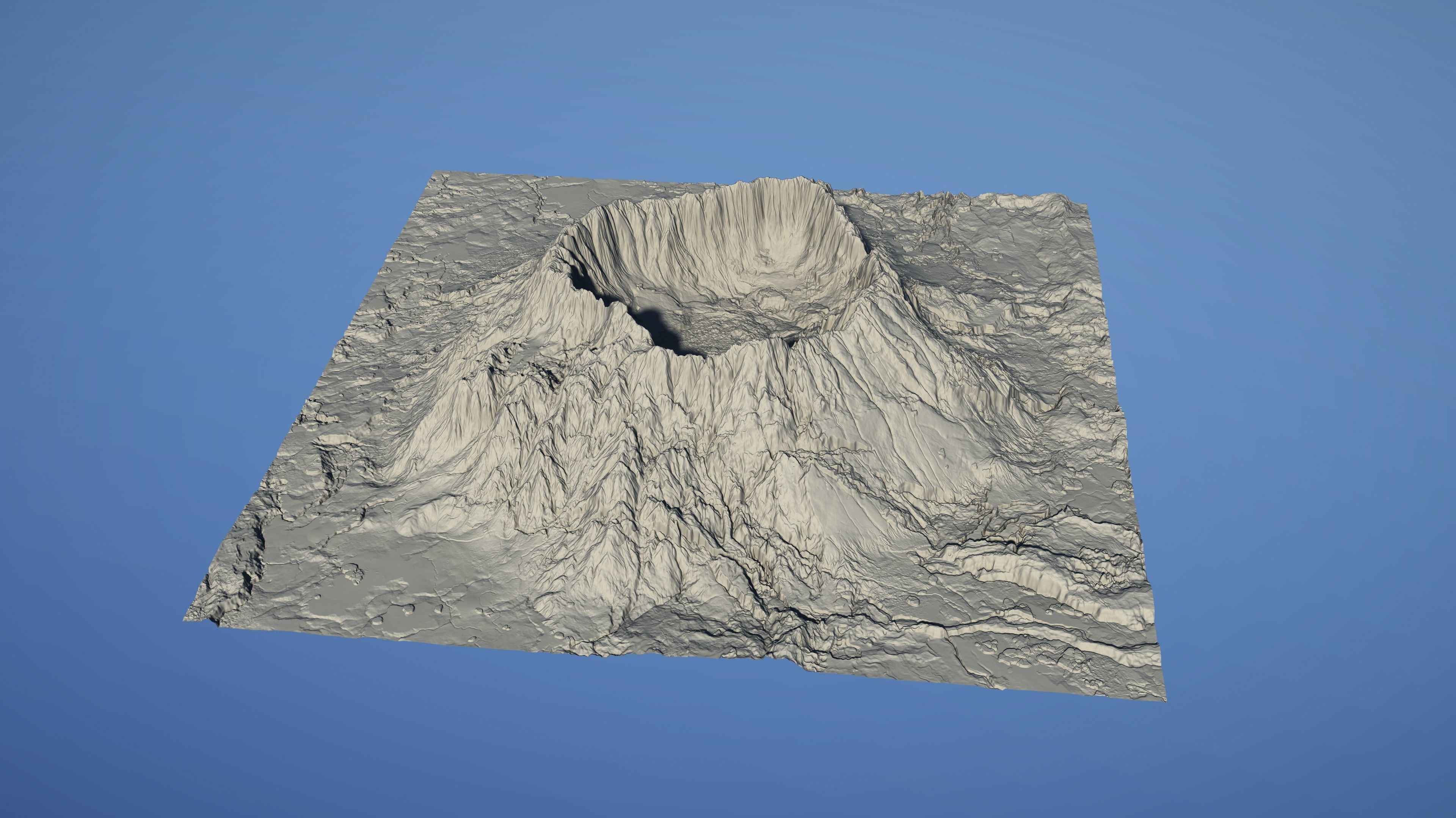 Landscape Environment Volcano 02 3D model_8