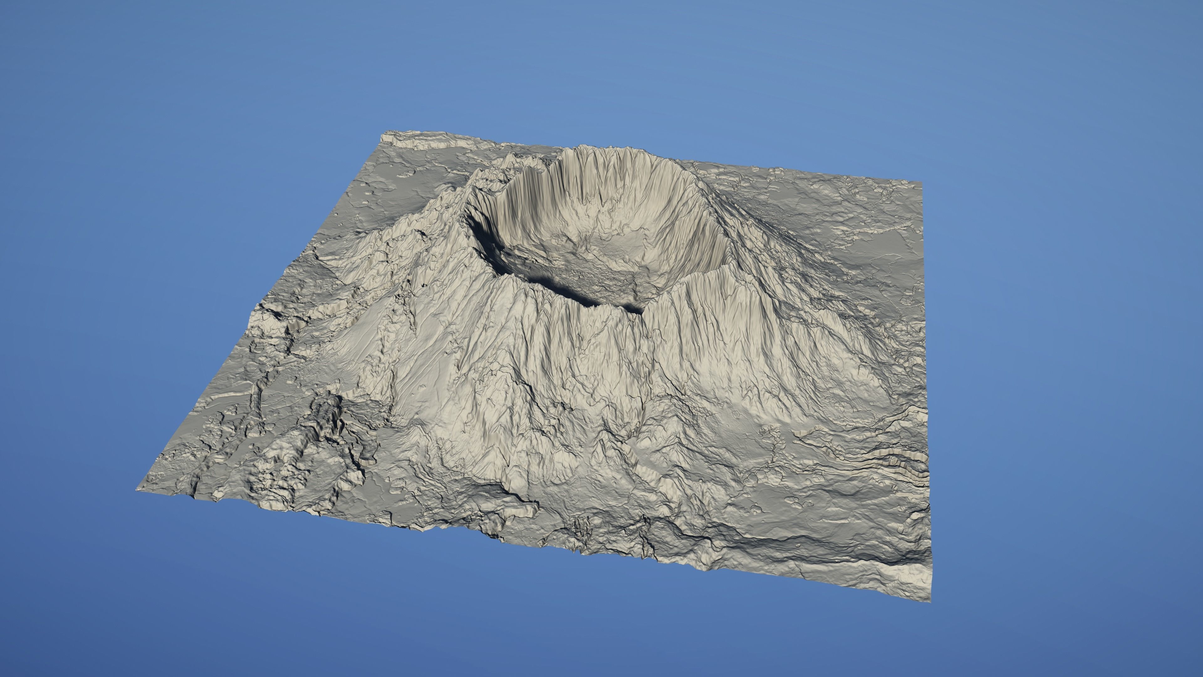 Landscape Environment Volcano 02 3D model_7