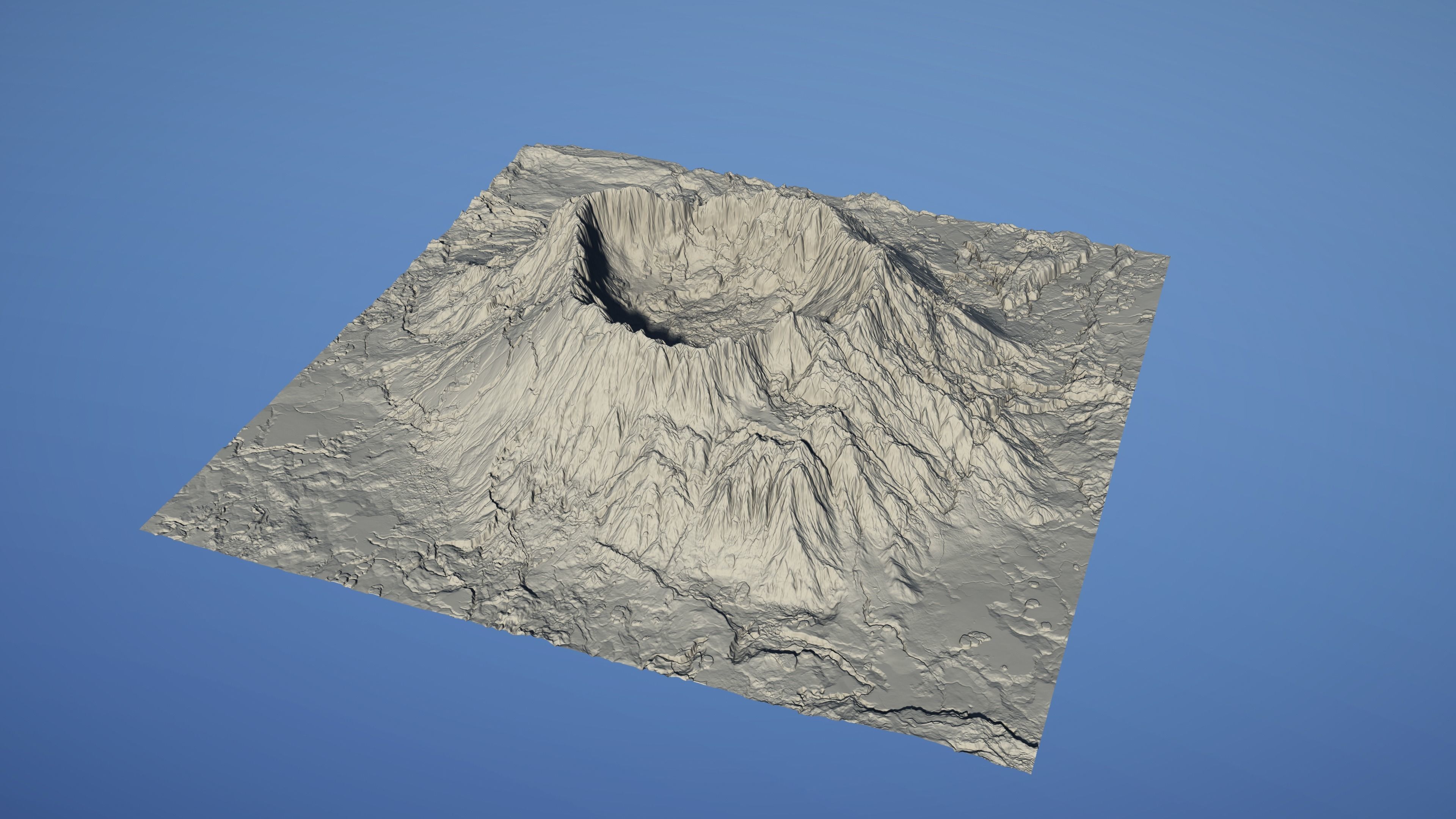 Landscape Environment Volcano 02 3D model_2