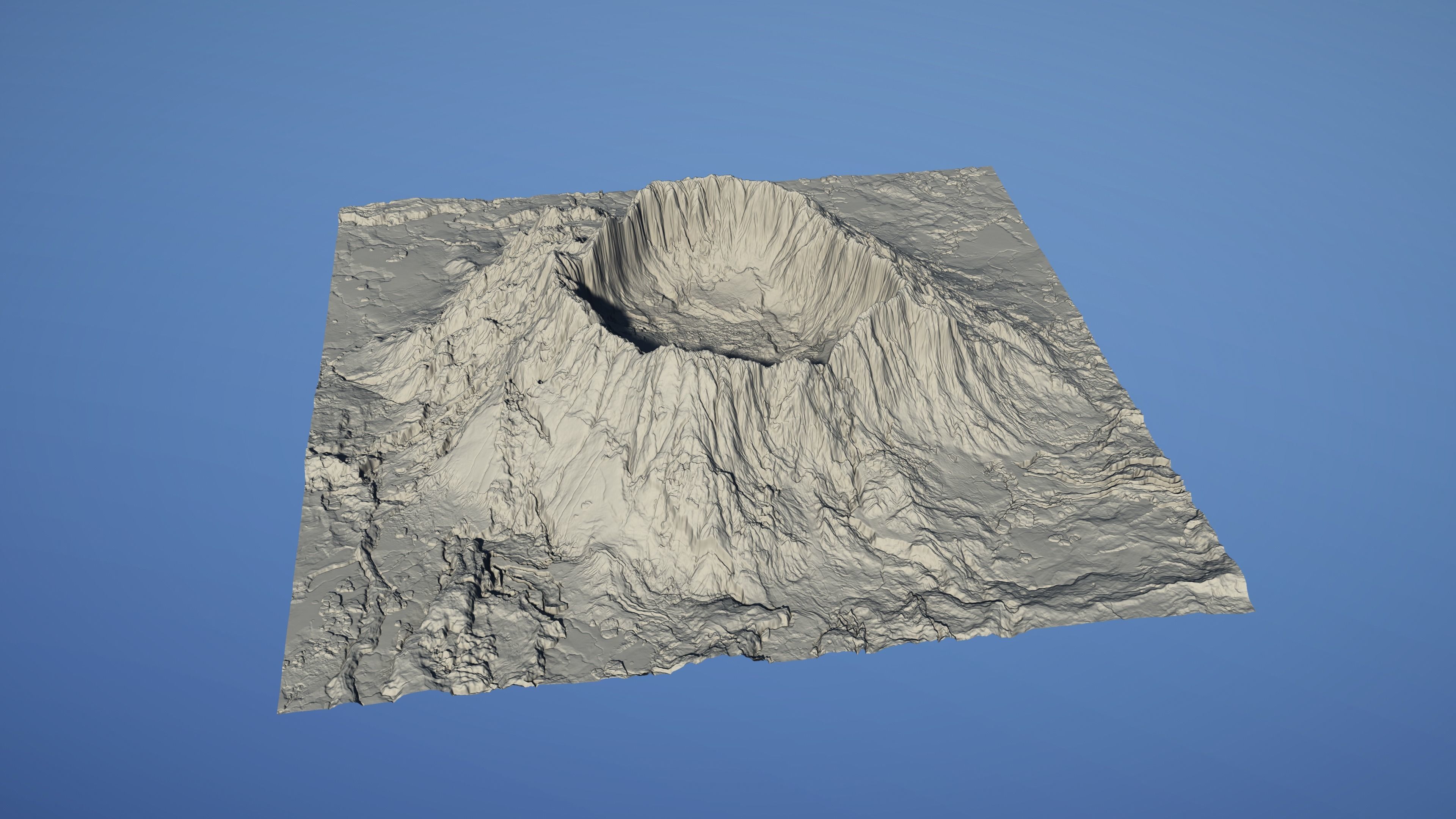 Landscape Environment Volcano 02 3D model_4