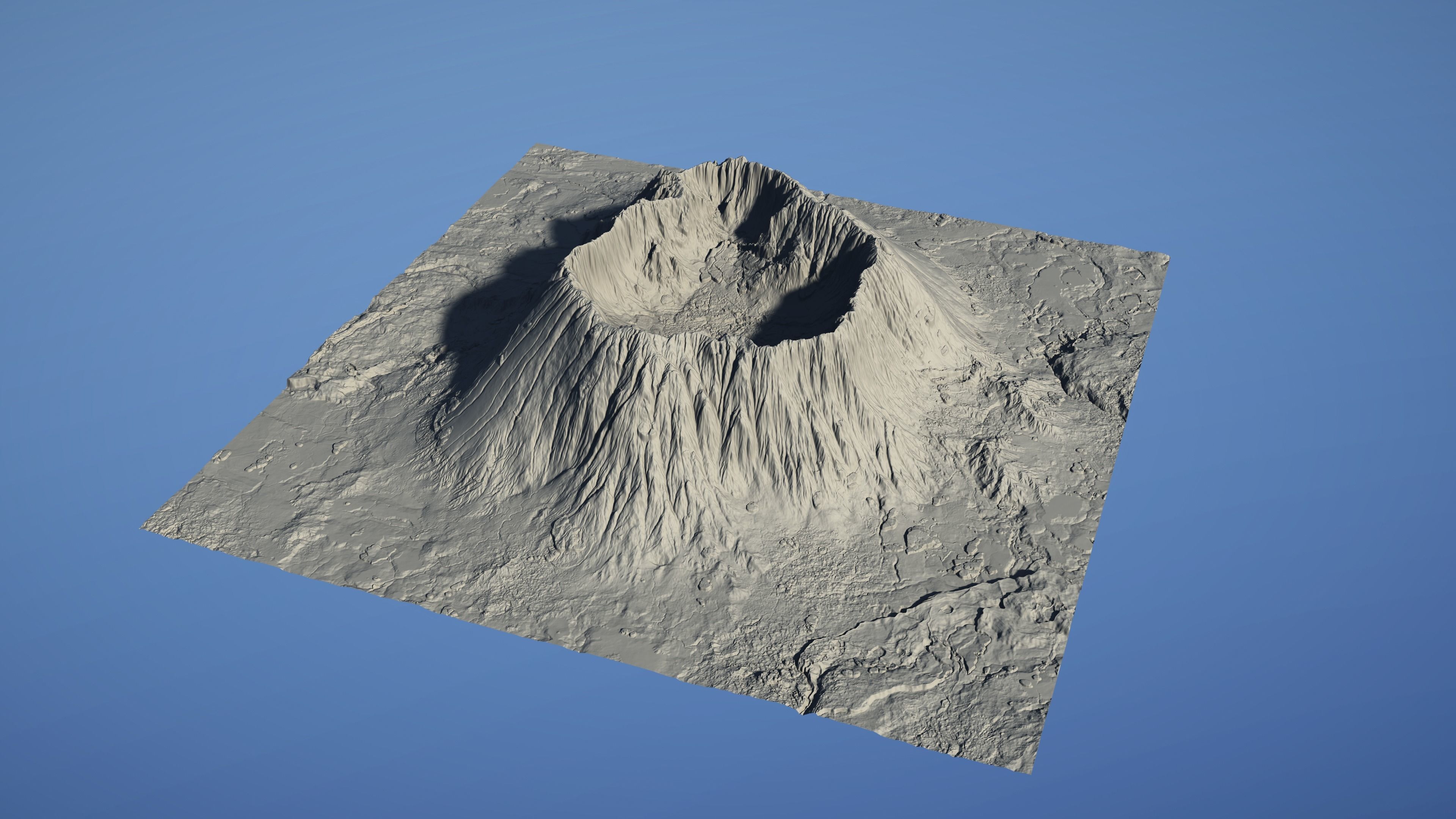 Landscape Environment Volcano 03 3D model_1