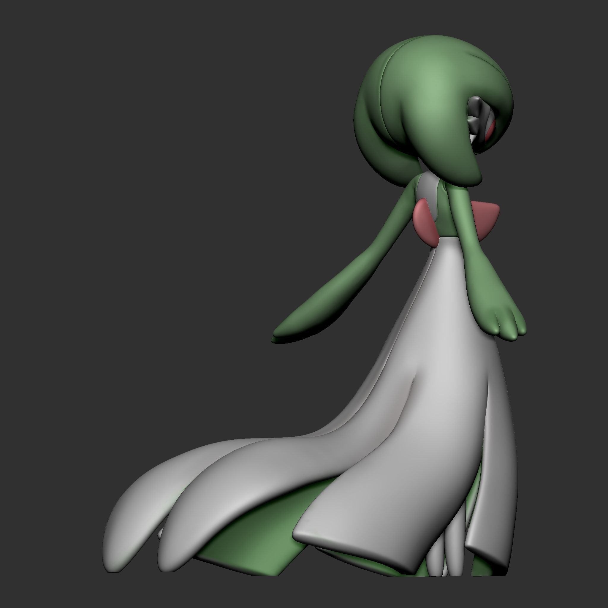 GARDEVOIR POKEMON 3D model 3D printable | CGTrader