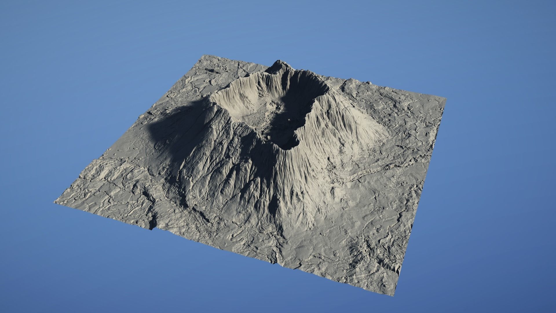 Landscape Environment Volcano 05 3D model_1