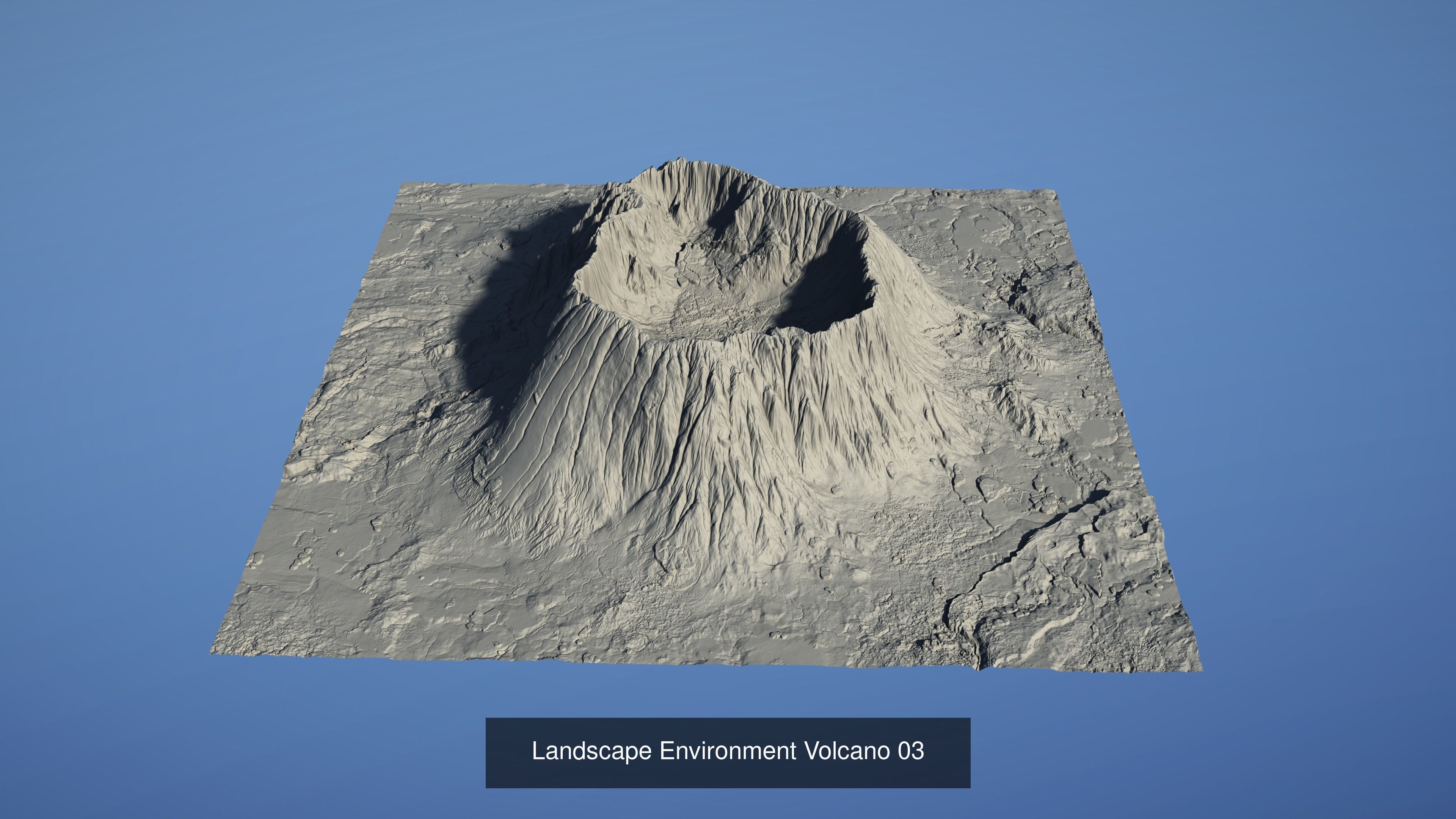 Landscape Environment Volcano Volume 01 3D Model Collection_3