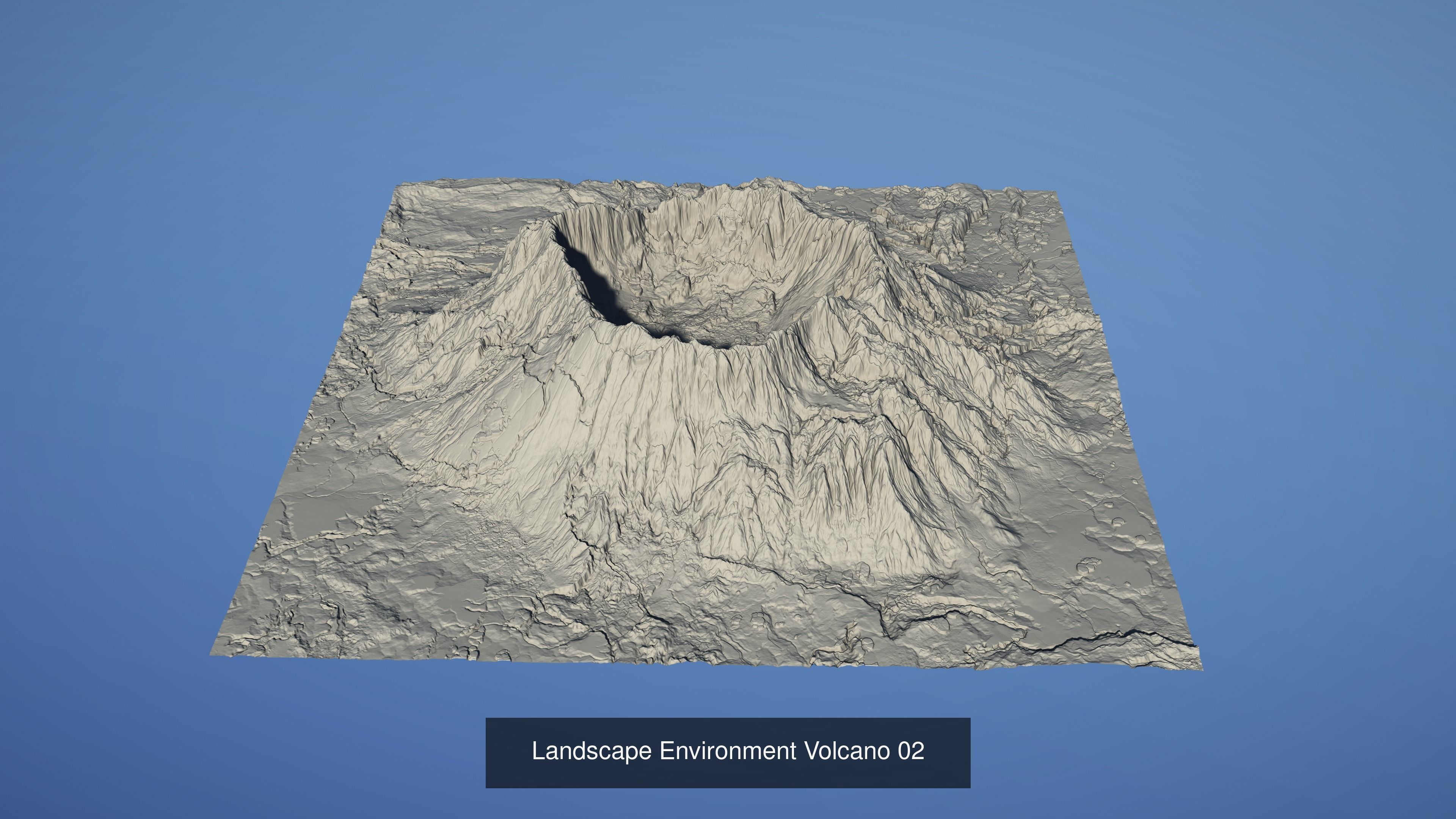 Landscape Environment Volcano Volume 01 3D Model Collection_2