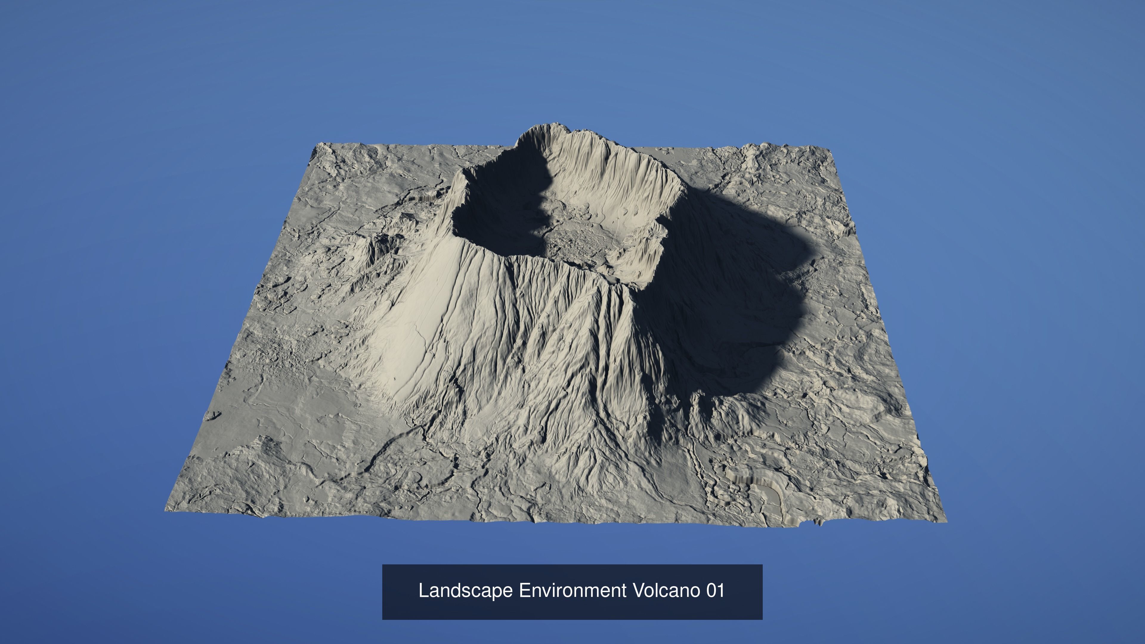 Landscape Environment Volcano Volume 01 3D Model Collection_1