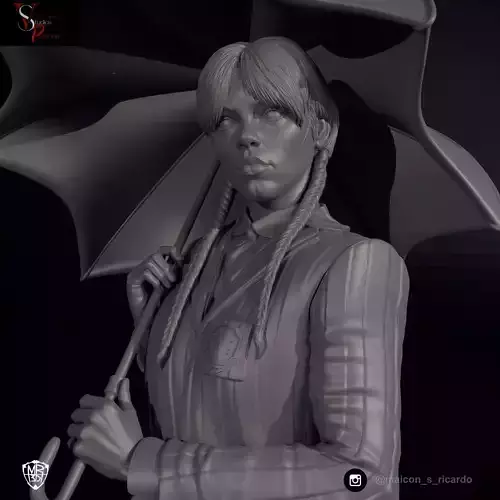 Wednesday Addams 3D print model