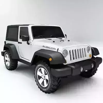 Jeep Rubicon 2007 3D Model 3D model