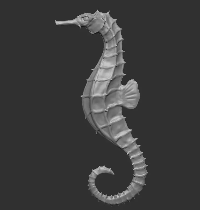 Sea Horse 3D print model