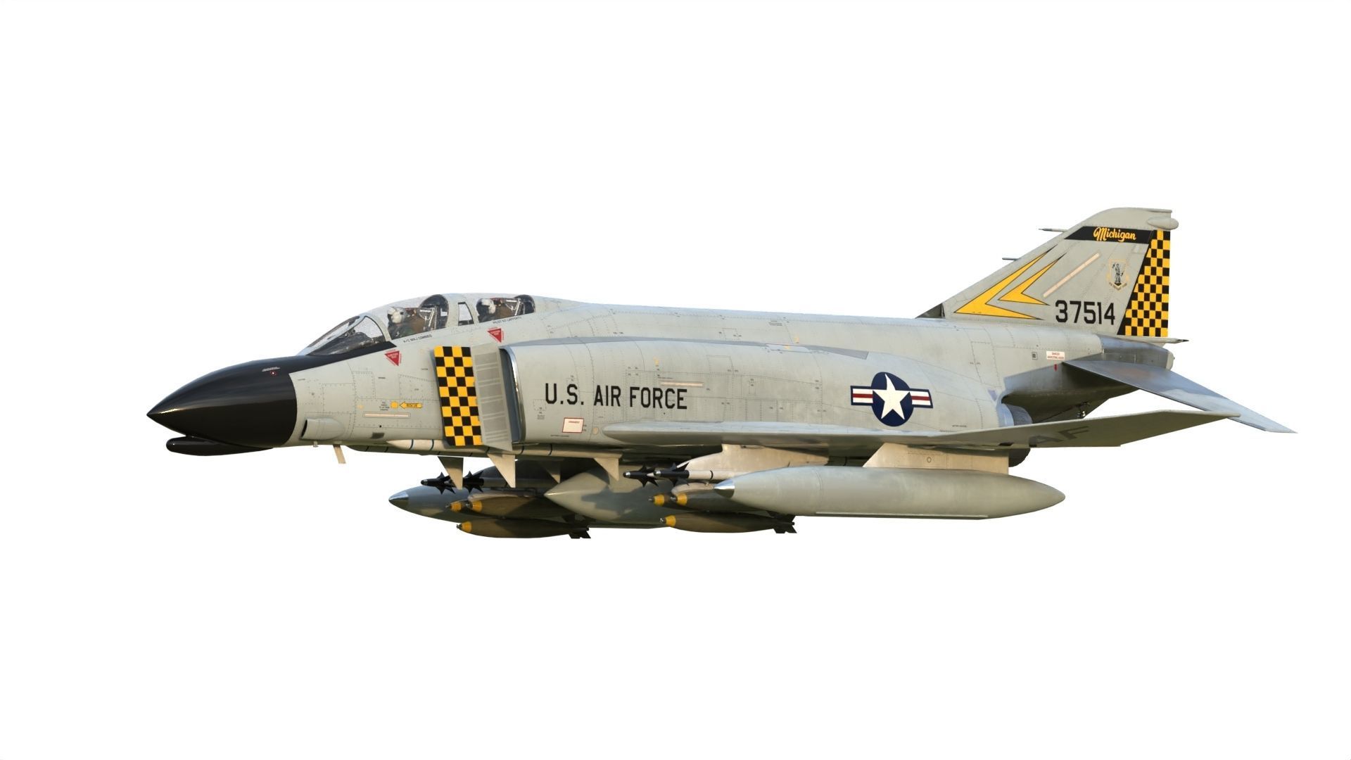 F-4 Phantom II 3D model_26