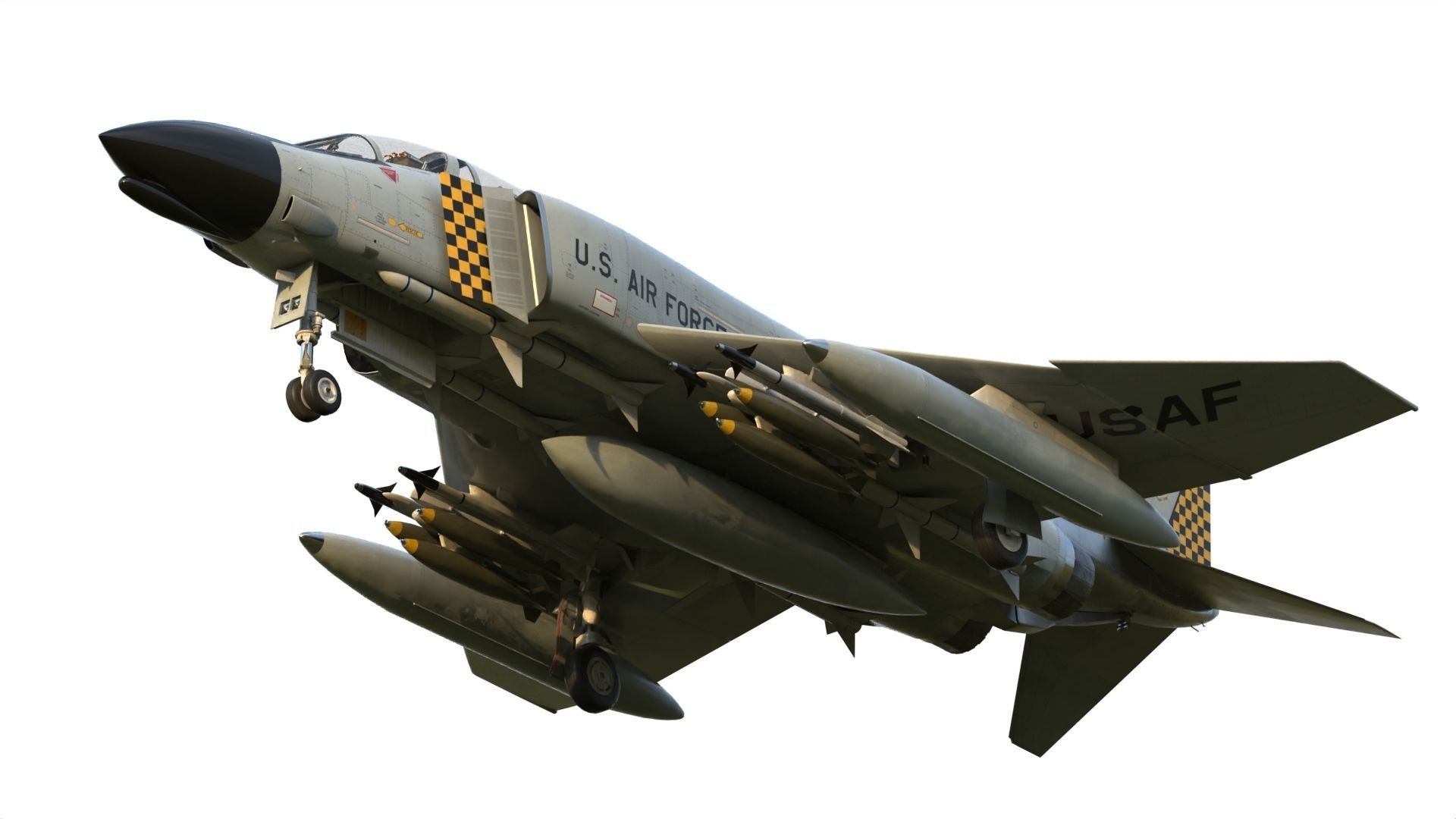F-4 Phantom II 3D model_11