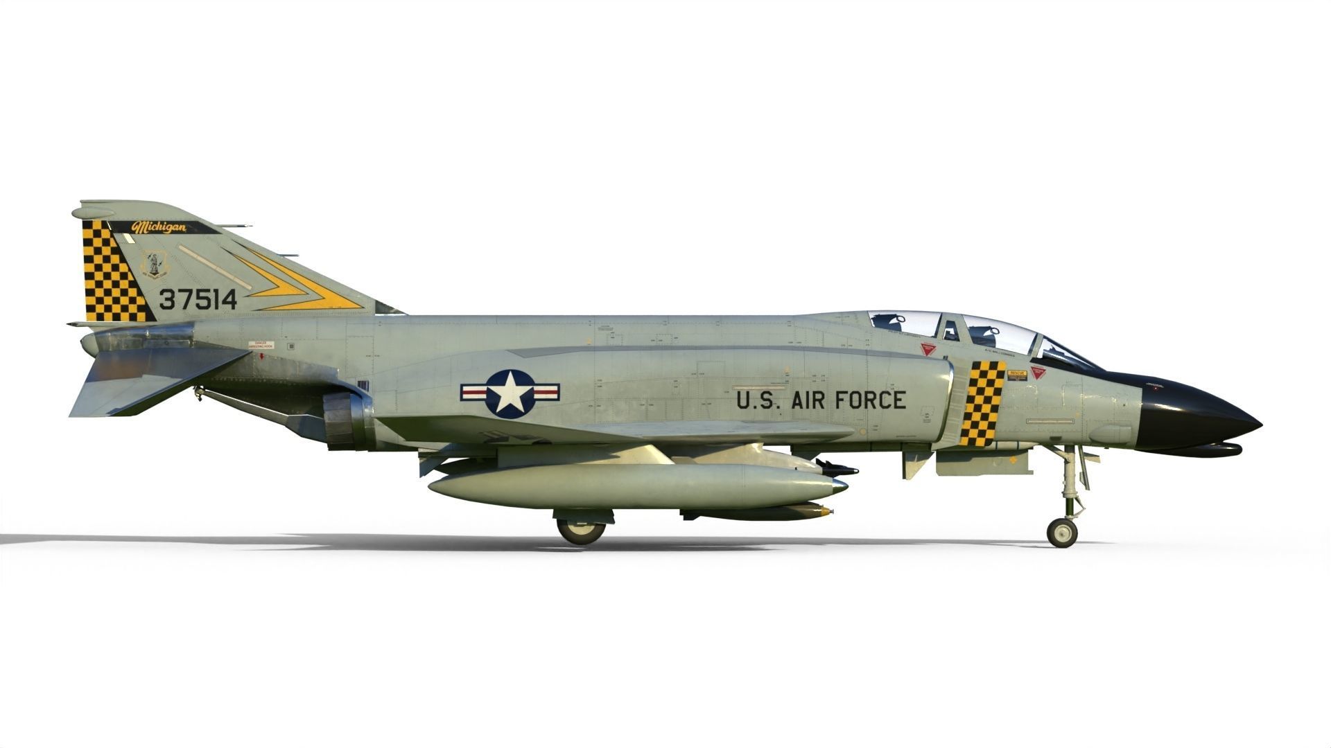F-4 Phantom II 3D model_6