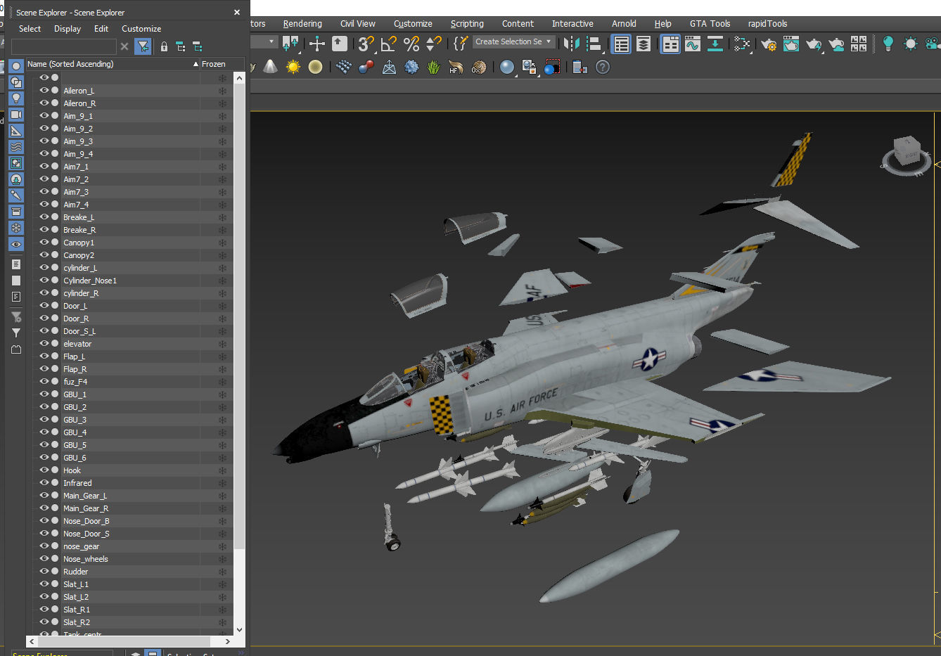 F-4 Phantom II 3D model_37