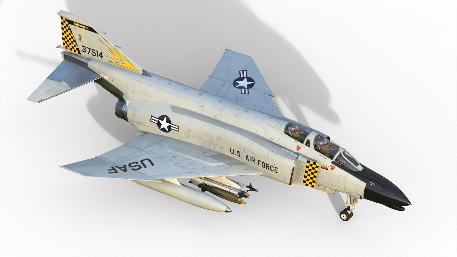 F-4 Phantom II 3D model_14