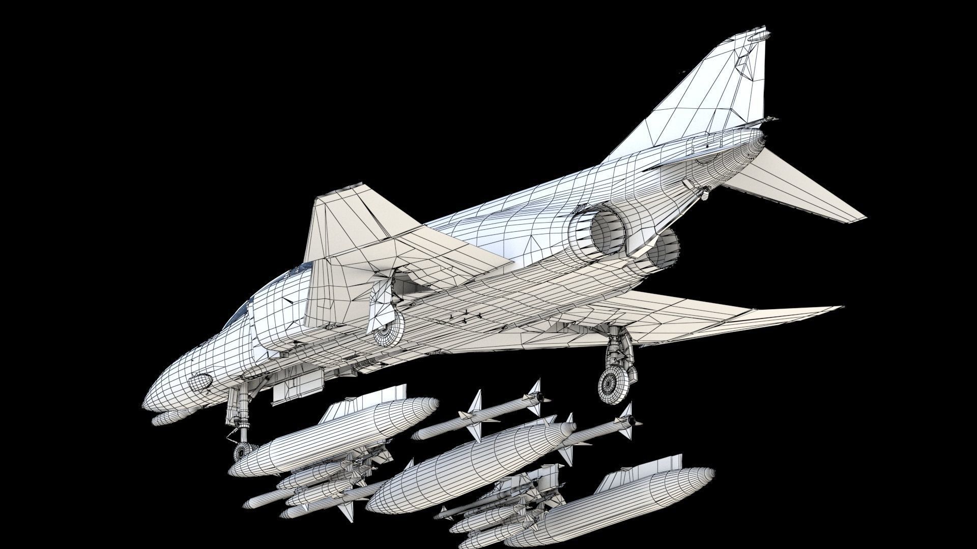 F-4 Phantom II 3D model_36
