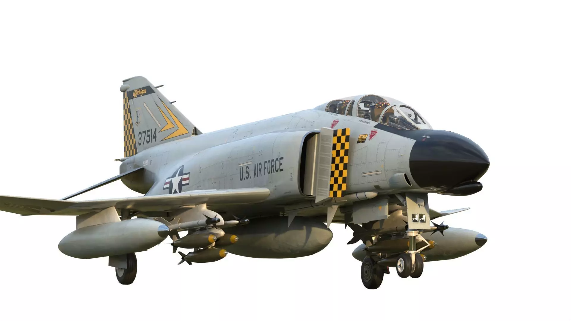 F-4 Phantom II 3D model_0