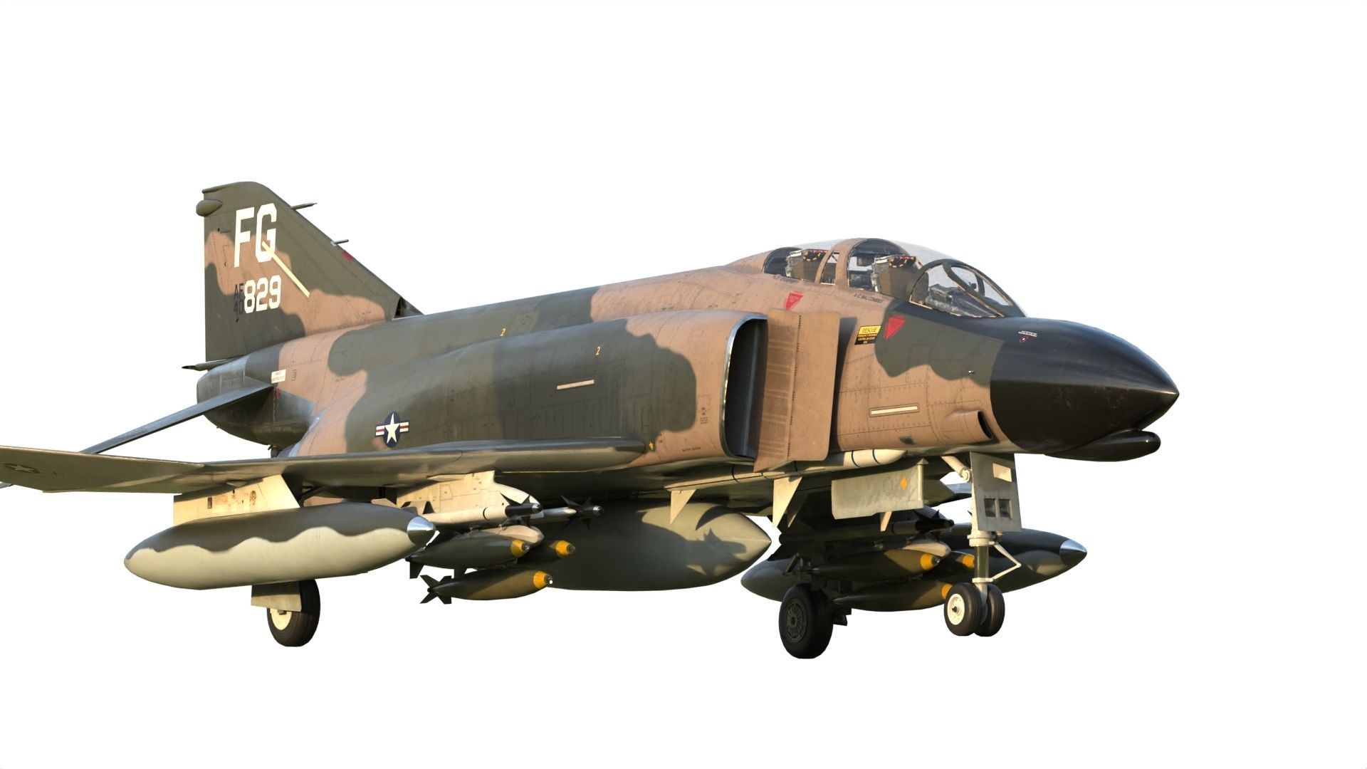 F-4 Phantom II 3D model_1