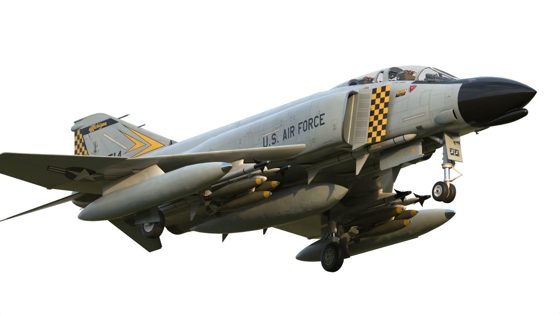 F-4 Phantom II 3D model_2