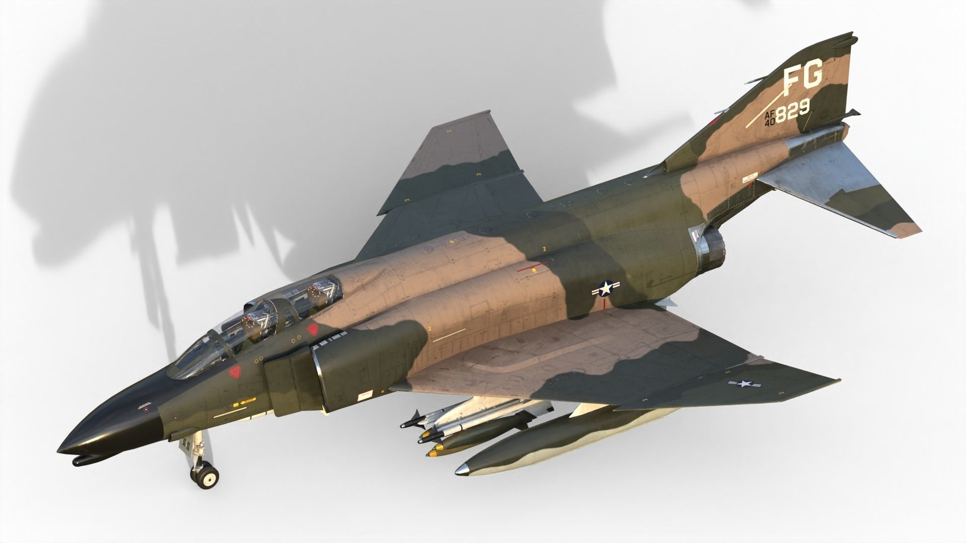 F-4 Phantom II 3D model_4