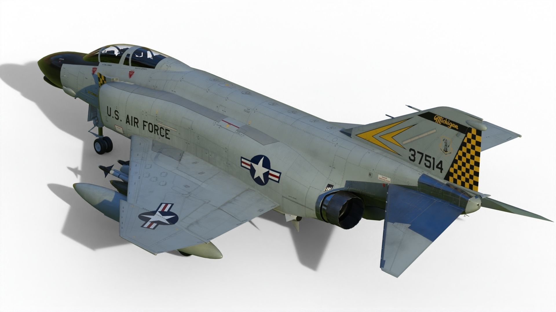 F-4 Phantom II 3D model_7