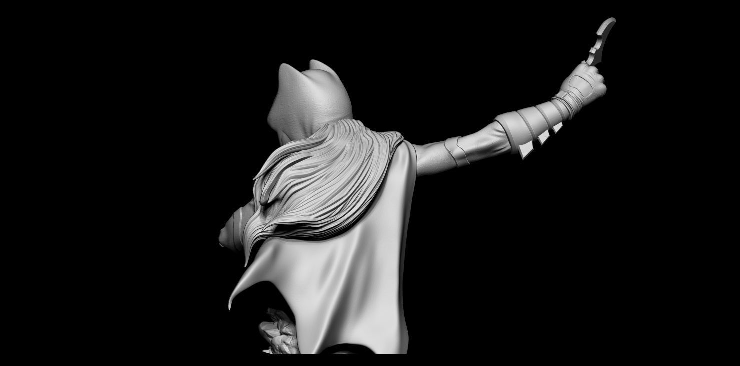 Fan Art Batgirl - Bust 3D print model_3