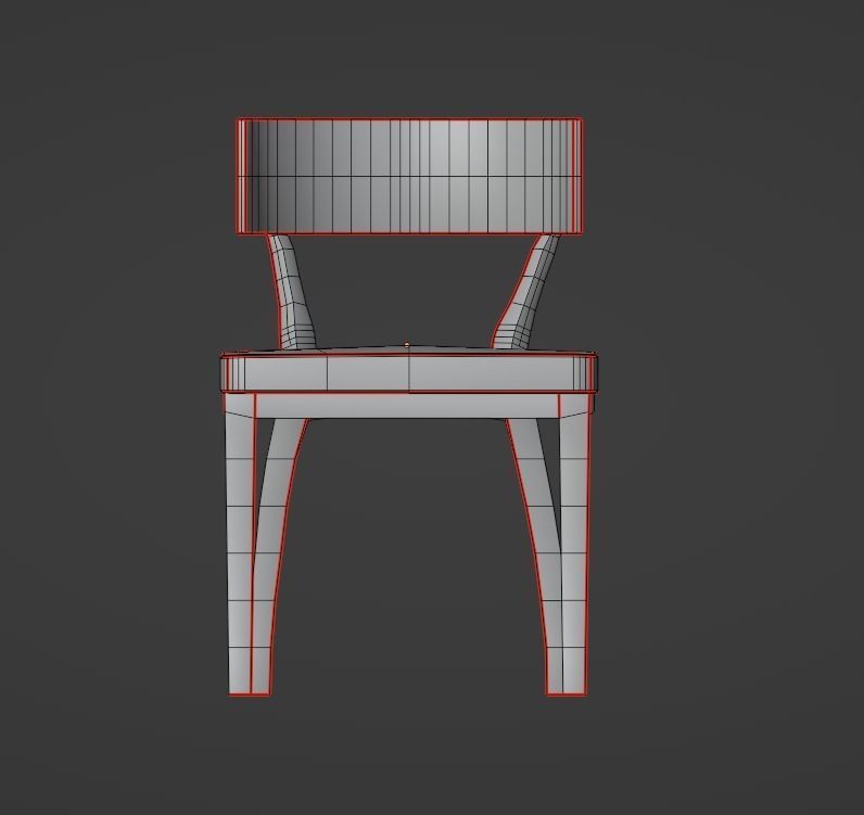 Chair 3D model 3D model_3