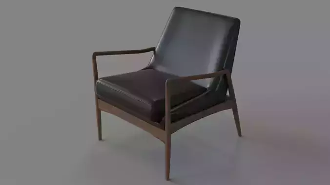 Braden Leather Chair Durango Smoke