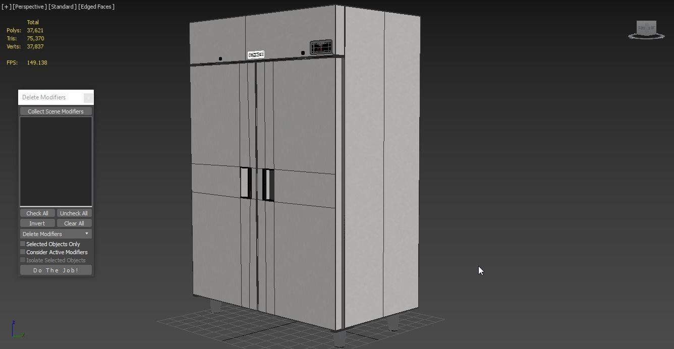 U-Line Commercial Refrigerators Ucre455-Ss71A 3D model_4