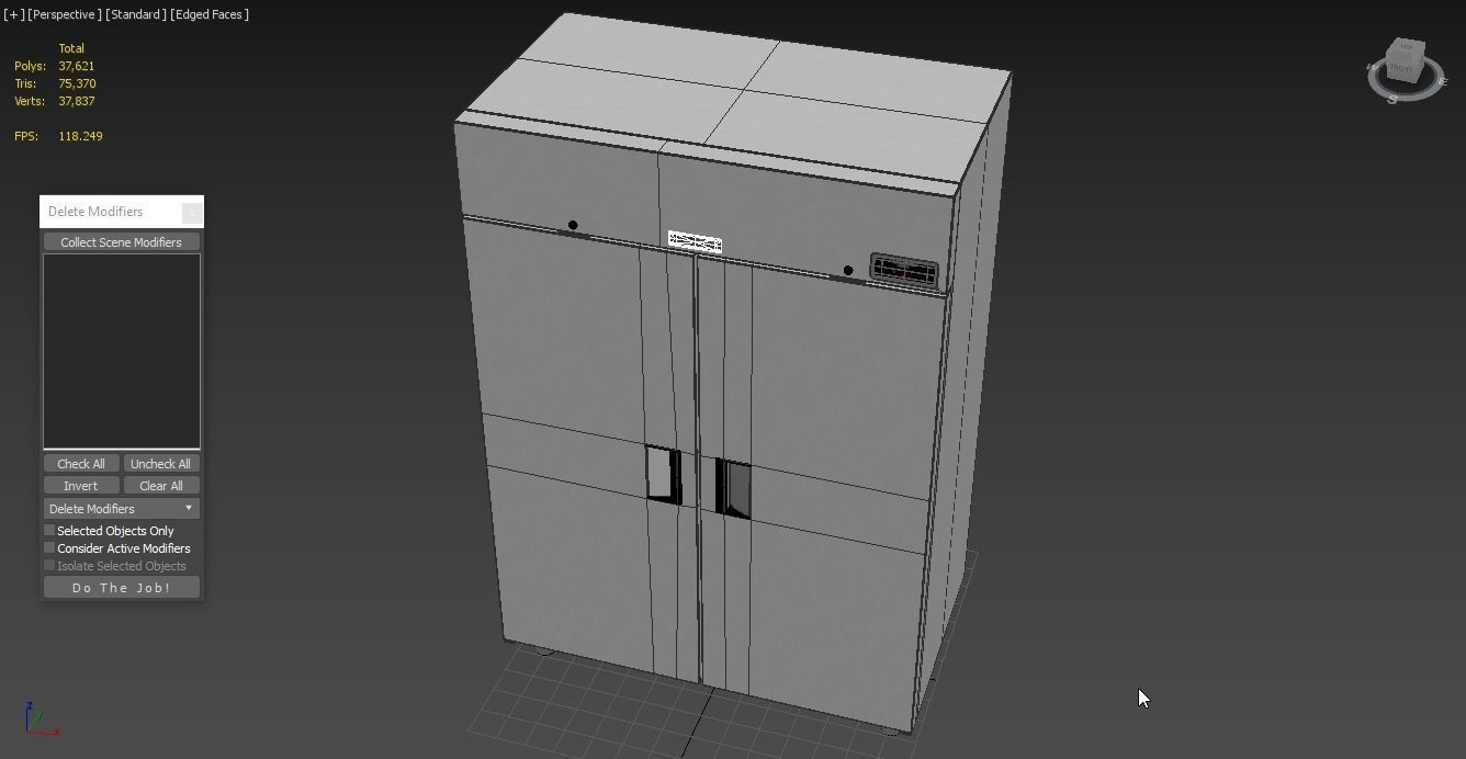 U-Line Commercial Refrigerators Ucre455-Ss71A 3D model_6