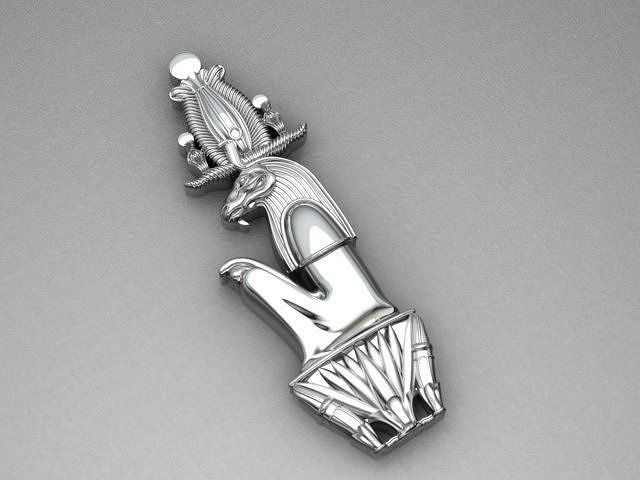 Xnum The pharaonic deity 3D print model
