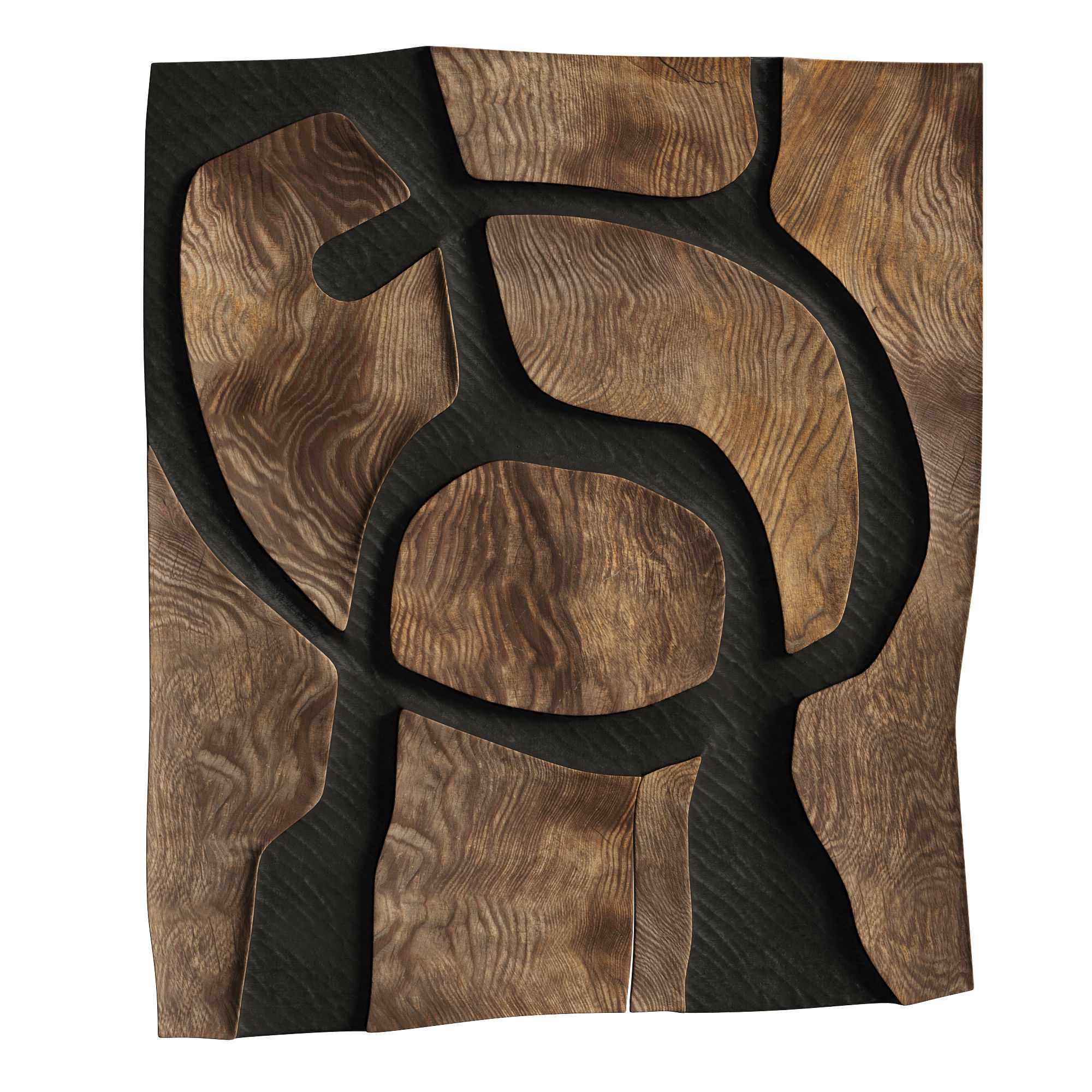 Wooden Wall Decoration by Fabian Ewert 3D model_8
