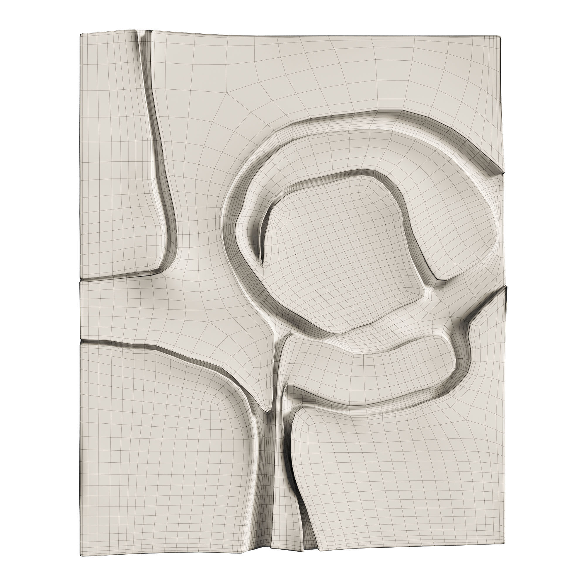 Wooden Wall Decoration by Fabian Ewert 3D model_5