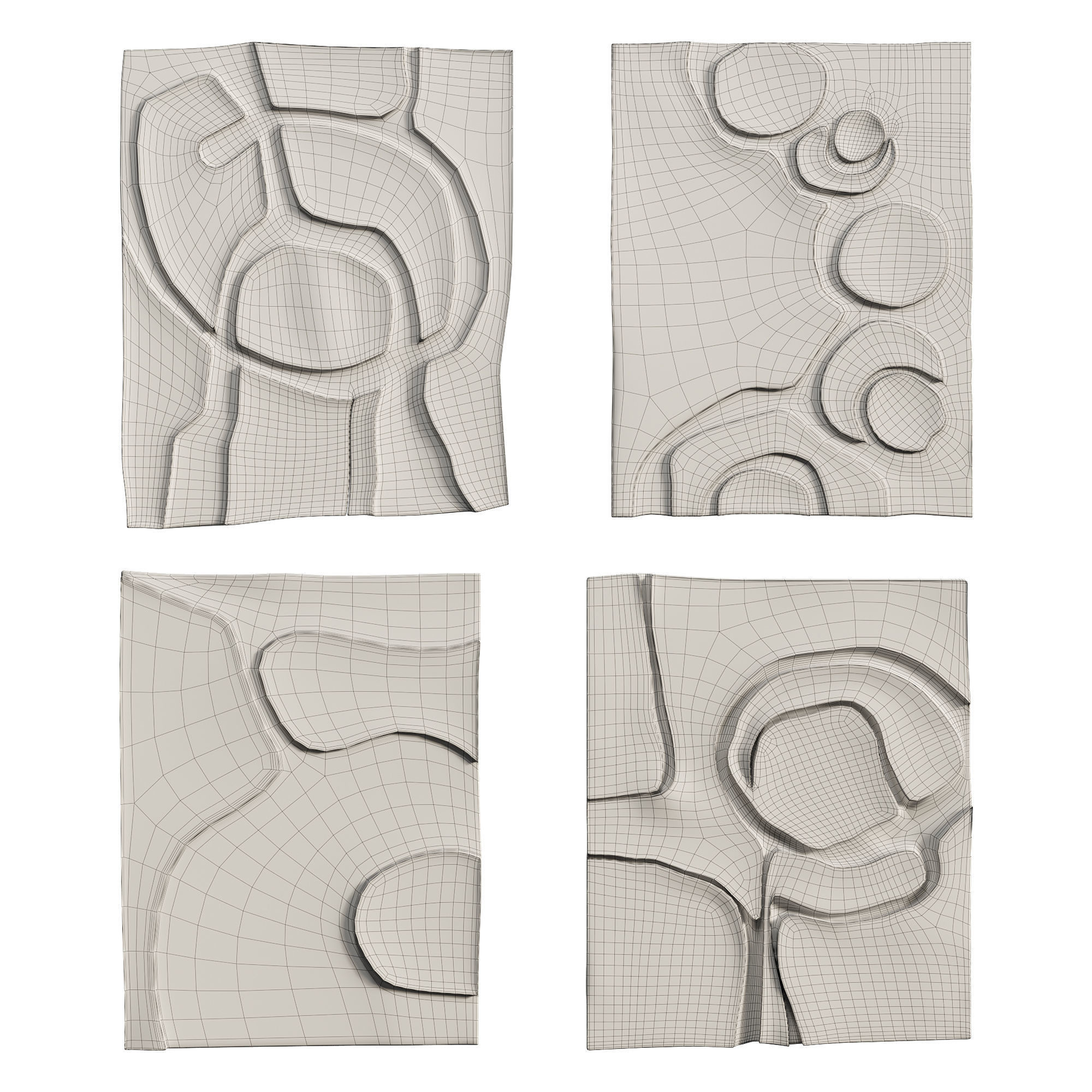 Wooden Wall Decoration by Fabian Ewert 3D model_1