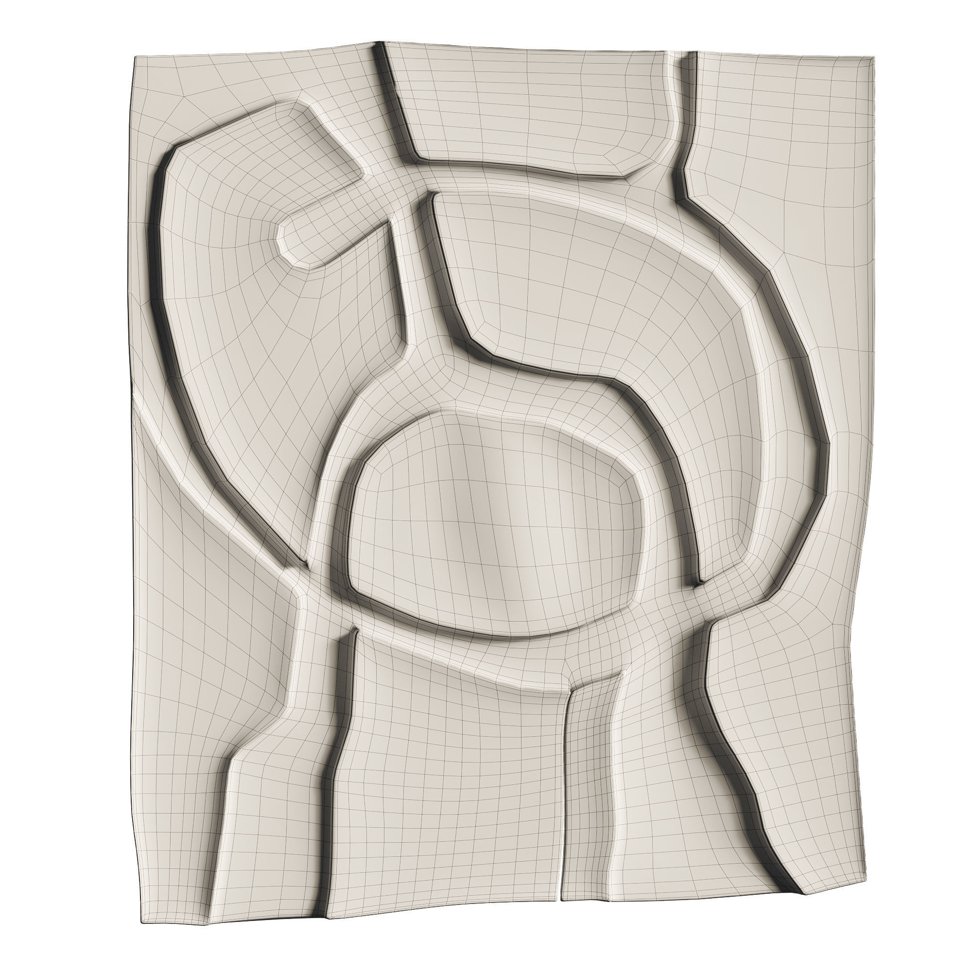 Wooden Wall Decoration by Fabian Ewert 3D model_9