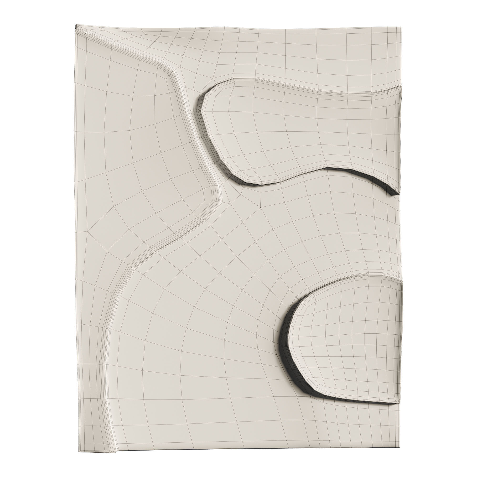 Wooden Wall Decoration by Fabian Ewert 3D model_7