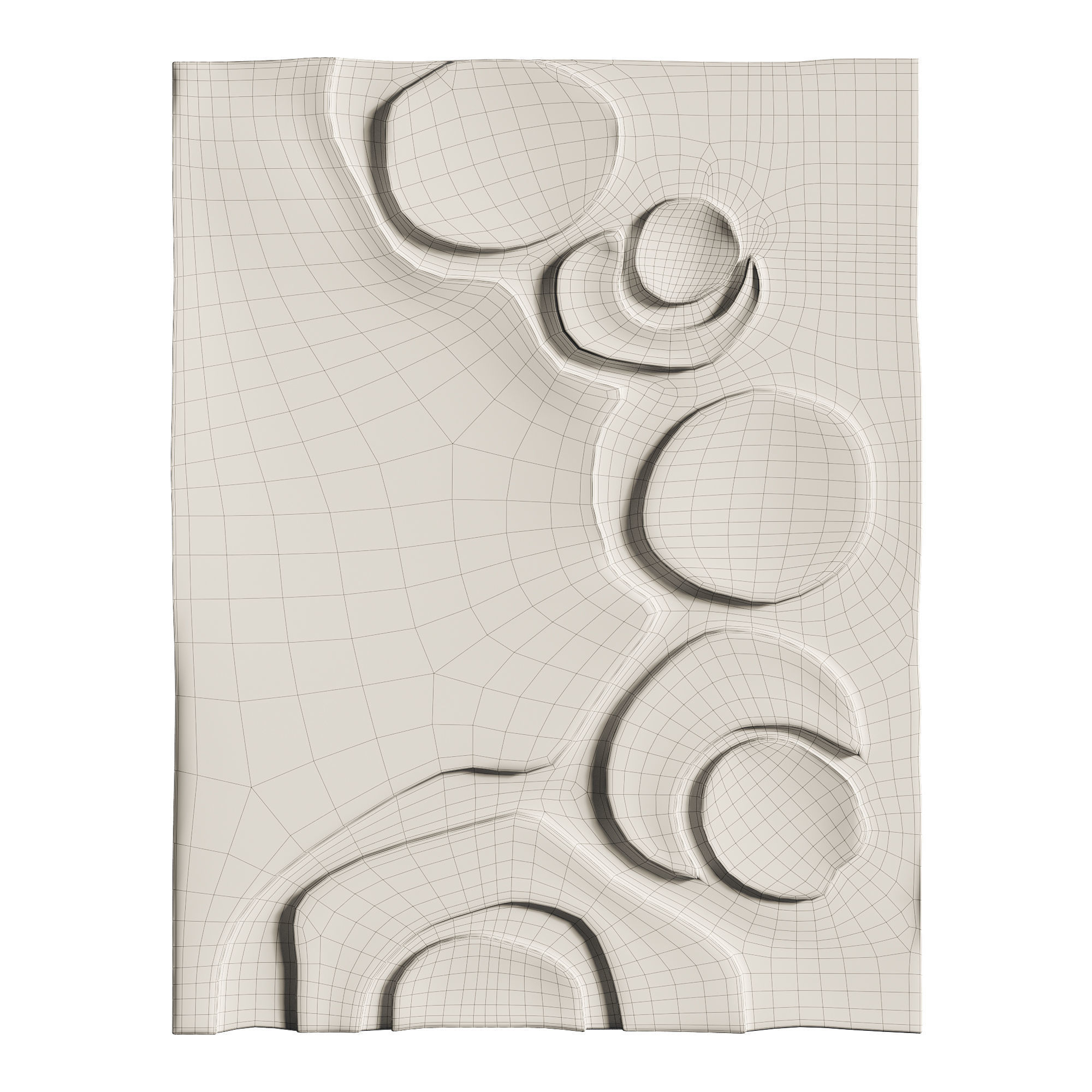 Wooden Wall Decoration by Fabian Ewert 3D model_3