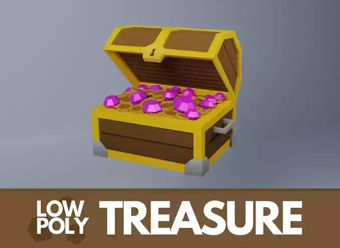 Low Poly Treasure Chest