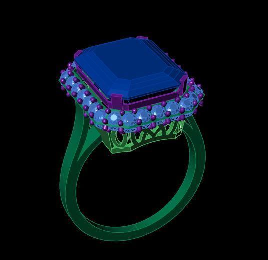 Rings  3D print model_2