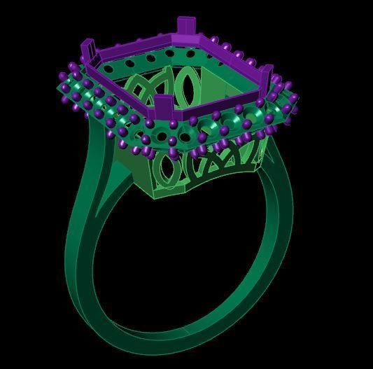 Rings  3D print model_3