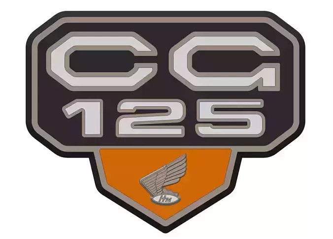 Honda CG 125 Emblem 3D model